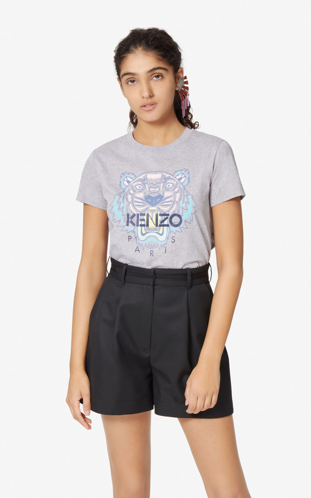 Kenzo Tiger T Shirt Dam | 01456-PMEZ